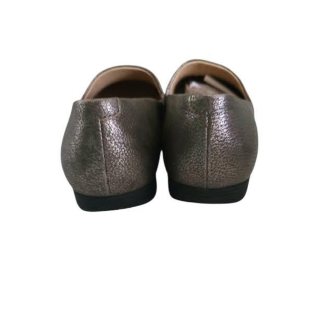 37 Dansko Larisa Leather Pewter Flat Loafer Casual Professional Nurse Women 7 - Picture 11 of 15